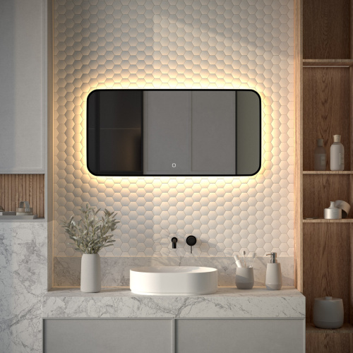 Зеркало в ванную Defesto AURA DF 2975SH 100х50 - фото 3