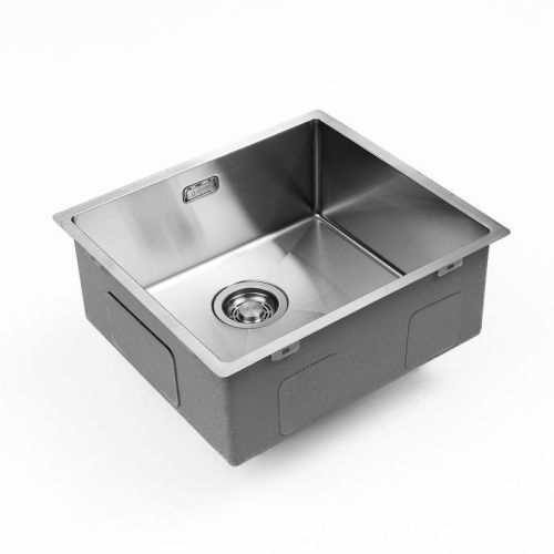 Кухонная мойка Grandex Aqua 504060 49х44 цвет сатин поверхность матовая - фото 4