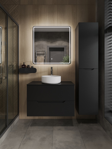 Тумба с раковиной Orange Line Li-80TubMDF+B09-360W 81х46х66 - фото 5