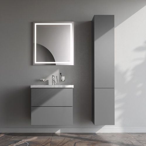 Тумба под раковину Am.Pm Gem M90FHX06022GM 60х41х54 подвесная цвет графит матовый - фото 5