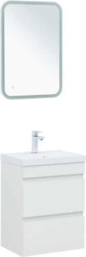 Тумба под раковину Aquanet Нота NEW 00335416 49х34х61 подвесная цвет белый - фото 5