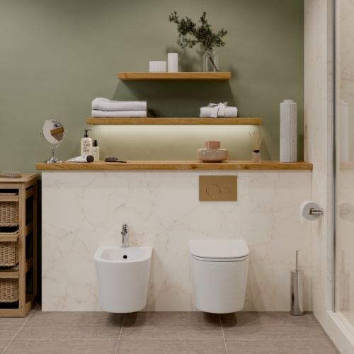 Биде Iberica Blanca Burgos bide IB.BRA.B12 подвесное - фото 4