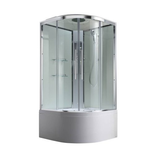 Душевая кабина AvaCan EM EM5010T 100х100 четверть круга с крышей ориентация универсальная - фото 3