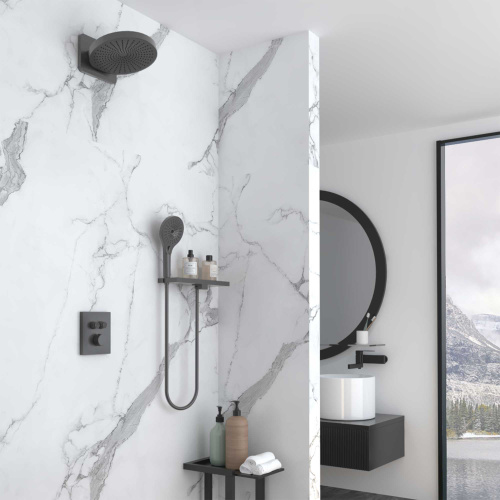 Душевая система Vincea Inspire VSFW-3I21MT1RGM встраиваемая в стену с термостатом