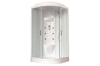 Душевая кабина Royal Bath НК RB100HK7-WC 100х100 четверть круга с крышей ориентация универсальная