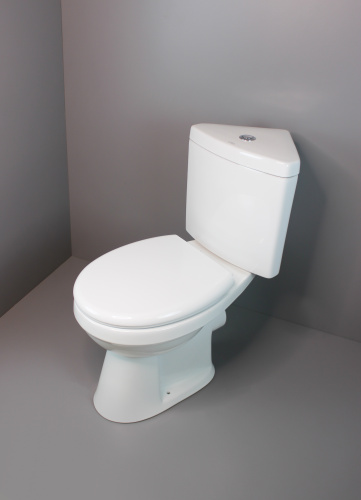 Унитаз напольный с бачком Creo Сeramique PROJECT COMBO-PR1003C белый с сиденьем с микролифт душевой смыв - фото 5