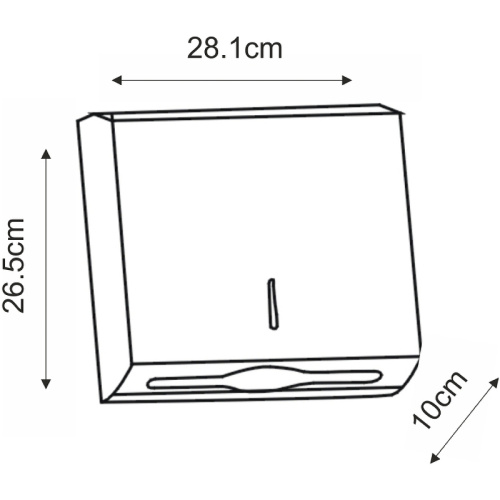 Диспенсер бумажных полотенец Wasserkraft K-10091 хром матовый - фото 3