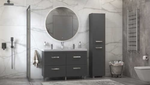 Пенал Velvex ORLANDO 40х30х190 pnORL.190-232 напольный цвет белый - фото 3