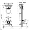 Инсталляция для биде KK POL Standard ZSP/M425/0/K