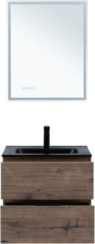 Тумба под раковину Aquanet Алвита New 00334184 60х46х51 подвесная цвет коричневый - фото 5