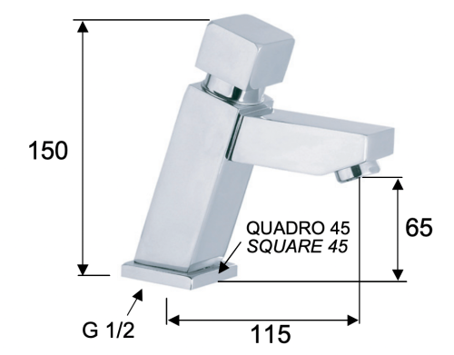 Кран порционный для раковины Remer Tempor TE19 - фото 2
