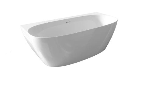 Ванна акриловая Riho OMEGA B2W B094001005 170х80 пристенная асимметричная с ножками