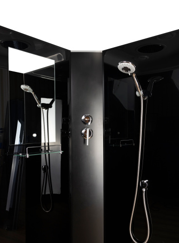 Душевая кабина Niagara Classic 65081434BK 90х90 четверть круга без крыши ориентация универсальная - фото 5