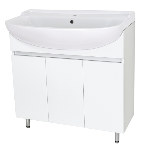 Тумба под раковину Misty Амур Э-Аму01080-021Н 79х30х70 напольная - фото 3