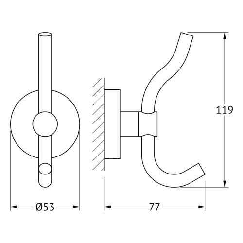 Крючок Artwelle Harmonie HAR 004 - фото 2