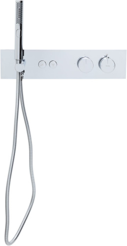 Смеситель для ванны с душем Allen Brau Liberty 5.33010-00 встраиваемый в стену хром с термостатом - фото 5