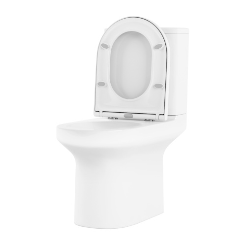 Унитаз-компакт напольный с бачком Lavinia Boho Grance Hill 3307002R белый глянцевый с сиденьем микролифт безободковый каскадный смыв - фото 2