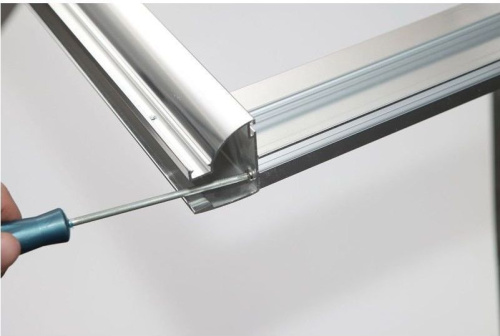 Душевая дверь Aquanet Alfa 00168422 150х200 стекло прозрачное профиль хром глянцевый - фото 3