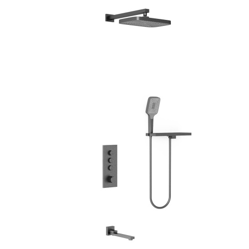 Душевая система Vincea VSFW-431T1RGM встраиваемая в стену с термостатом - фото 3