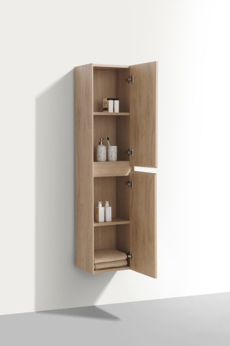 Шкаф-пенал Vincea Chiara/Luka VSC-2CL150NO 35х30х150 подвесной цвет коричневый - фото 2