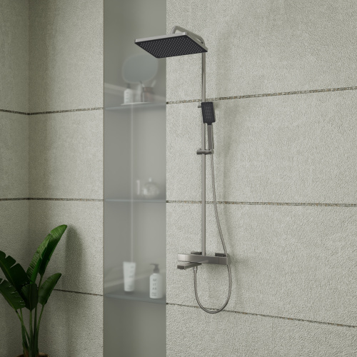 Душевая стойка Rush  ST4235-60 настенная цвет хром - фото 3