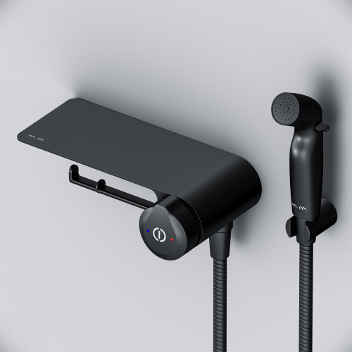 Гигиенический душ со смесителем Am.Pm X-Joy F0H85A822 черный - фото 4