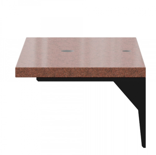 Столешница СанТа 900155 81х45 подвесная цвет терракот - фото 2