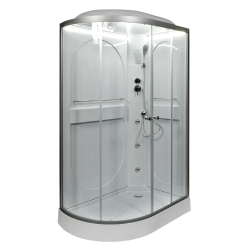 Душевая кабина AvaCan L602RLED+GM 120х80 асимметричная с крышей ориентация правая - фото 2