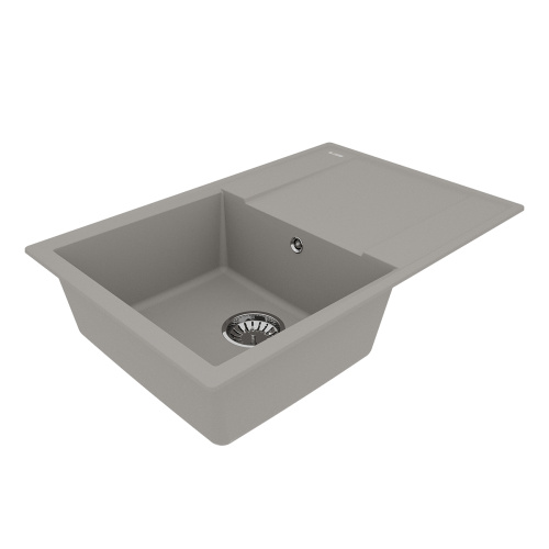 Кухонная мойка LeMark Imandra 760 9910027 76х50 цвет серый поверхность матовая - фото 2