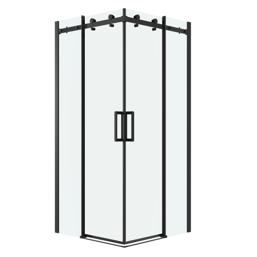 Душевой уголок Grossman Classic 300.K33.04.1010.21.00 100х100 стекло прозрачное профиль черный матовый без поддона