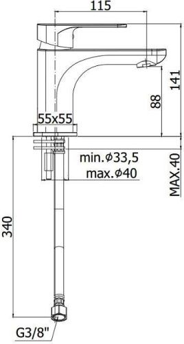 Комплект смесителей Paffoni Sly 255128 хром с термостатом - фото 3