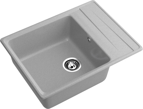 Кухонная мойка Granfest Level LV-660L серый 66х50 цвет серый поверхность матовая - фото 2