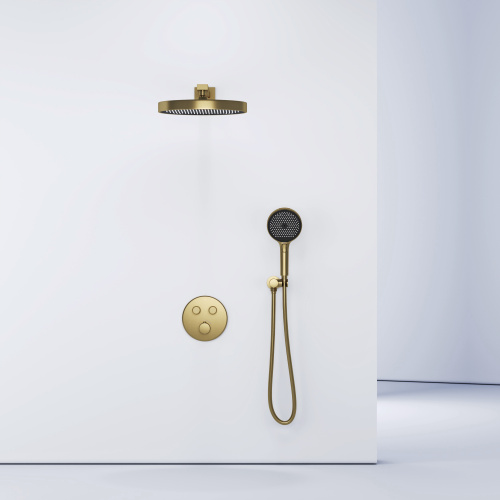 Душевая система Sancos Space SC3006BG встраиваемая в стену - фото 2