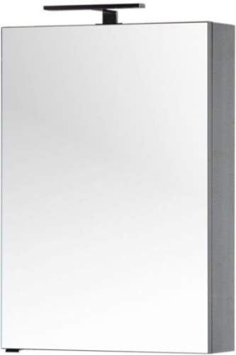 Зеркало-шкаф Aquanet Алвита 00183989 60х17х85 подвесной цвет серый - фото 4