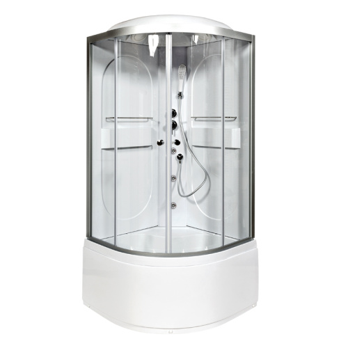 Душевая кабина AvaCan L610GM 100х100 четверть круга с крышей ориентация универсальная - фото 2