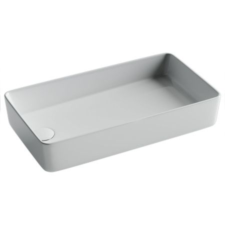 Раковина из сантехнического фарфора Ceramica Nova ELEMENT CN5048 60х30 накладная цвет белый без отверстий под смеситель