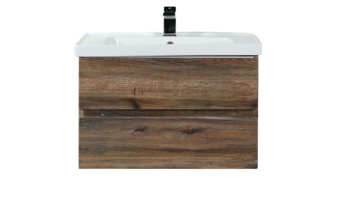 Тумба под раковину Art&Max TECHNO AM-Techno-900-2C-SO-LW646 87х46х50 подвесная цвет дуб бомонд лофт - фото 2