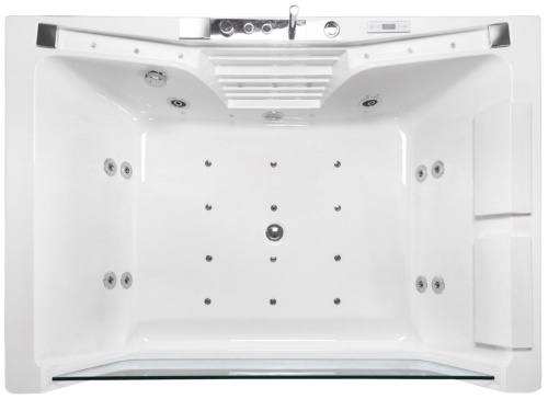 Ванна акриловая гидромассажная Frank 2017439109 170х120 пристенная прямоугольная с каркасом - фото 4