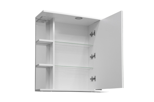 Зеркало-шкаф Stella Polar Концепт SP-00000058 70х24х70 подвесной цвет белый - фото 4