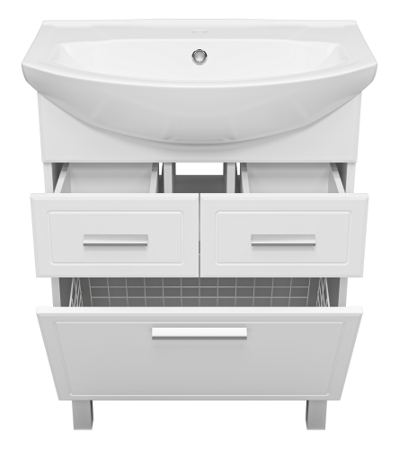 Тумба под раковину Misty Стелла Э-Сте01065-01К2Я 61х33х70 напольная - фото 3