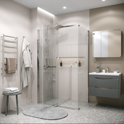 Душевой уголок Grossman Pragma 120.K33.03.1290.10.00 120х90 стекло прозрачное профиль хром глянцевый без поддона - фото 5