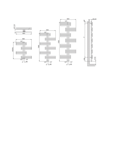 Полотенцесушитель Cordivari Babyla 3551730130014 60х65 водяной хром - фото 2