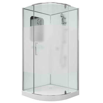 Душевая кабина Grossman Classic GR170 100х100 четверть круга без крыши ориентация универсальная
