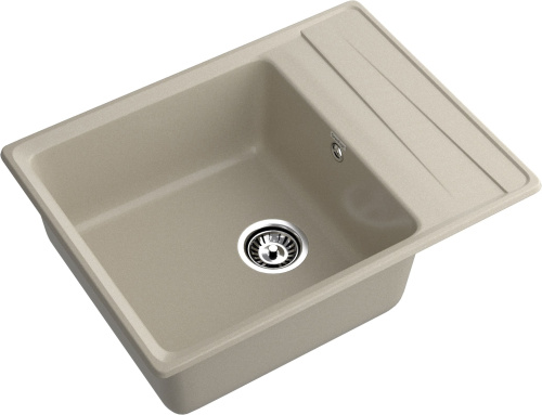 Кухонная мойка Granfest Level LV-660L топаз 66х50 цвет серый поверхность матовая - фото 2