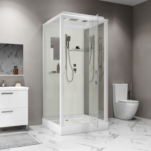 Душевая кабина Niagara Standart ST100/15Q 100х100 квадратная с крышей ориентация универсальная - фото 4