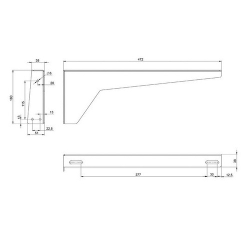Кронштейн для раковины Teymi Helmi 1197900 - фото 5