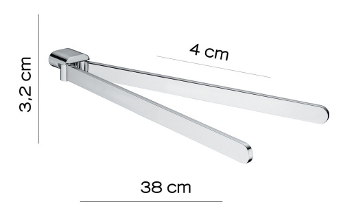 Полотенцедержатель Gedy Azzorre A123(13) - фото 2