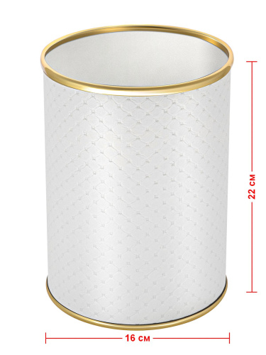 Ведро мусорное Geralis PUNTO M-PWG-B 3 л - фото 2