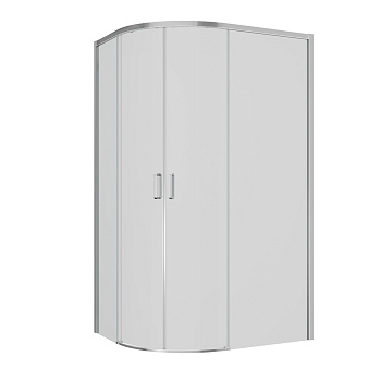 Душевой уголок Ambassador Queen 11011103R 120х80 стекло прозрачное профиль хром глянцевый без поддона