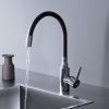 Смеситель для кухни Dorff Logic D3007622 на мойку черный/хром